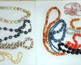 1306 LOT OF 12 BEADED NECKLACES UNCLUDING NAPIER
