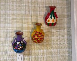 ceramic wall art vases