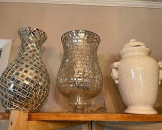 assorted decorative vases