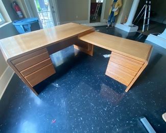 Large Solid Oak Desk