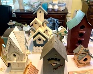 Variety of very cute bird houses