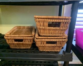 Storage baskets