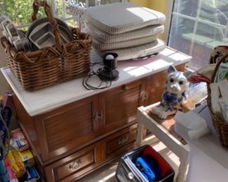 Lane Chest, Kitchen Sundries and chair cushions