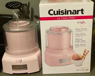 Cuisinart 1.5 quart ice cream maker. Like new (used a few times). In box with packaging. 