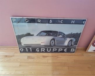 vintage Porsche 911 Gruppe B poster