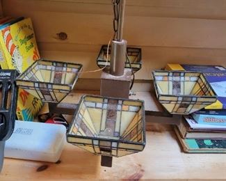 stained glass light