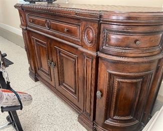 Century buffet 85” wide by 45” tall by 22” deep