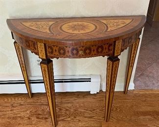 INLAID WOOD TABLE