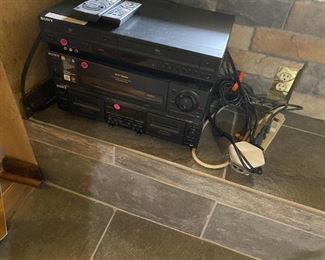Three separate SONY components (2 are VCR players, 1 is a dual tape player with radio).  These are older units but still work well.  Asking $25 for each component.