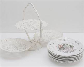 Dessert Dishes and Fold Up Pastry Presentation Plate