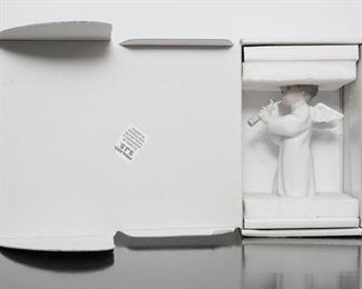 Flute Playing Angel Figure