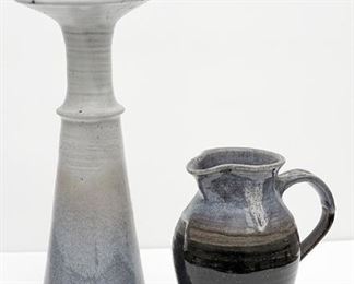 Hand Crafted Wine Pitcher and Flask