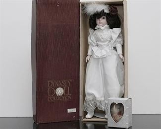 Lady with Dog Doll Set