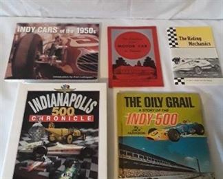 5 Books Indy 500 And More 1 Author Signed
