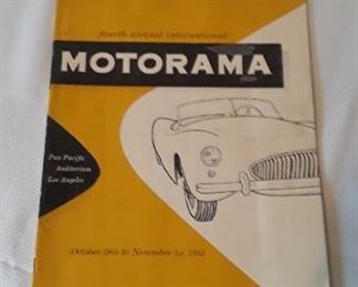 1953 4th Annual International Motorama Program