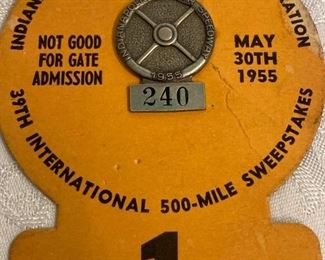 1955 Indy Motor Speedway Pin