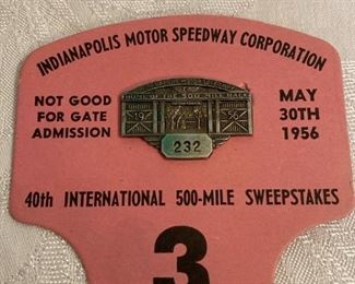 1956 Indy Motor Speedway Pin