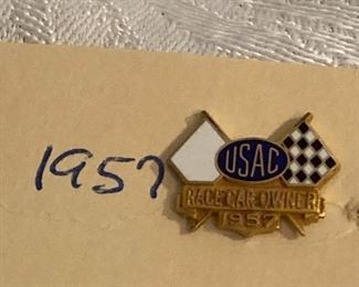 1957 Race Car Owner Pin II