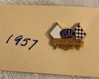 1957 Race Car Owner Pin