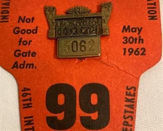 1962 Motor Speedway Pin