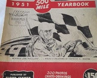 Floyd Clymers 1951 Indianapolis 500 Mile Race Offical Yearbook