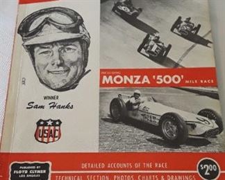 Floyd Clymers 1957 Indianapolis 500 Mile Race Offical Yearbook