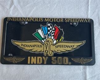 Indianapolis Motor Speedway License Plate and Frame