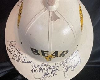 Signed Bear Safety Service Pit Helmet