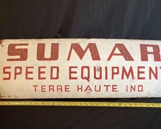 SUMAR SPEED EQUIPMENT SIGN