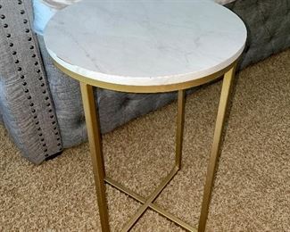 Side table, gold accent table