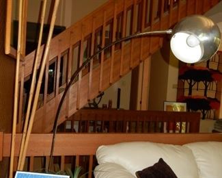 Mid century arc lamp