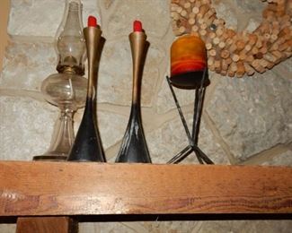 contemporary signed candlesticks