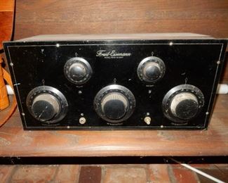 antique tube radio