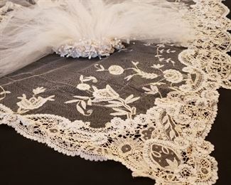 Wedding veil details