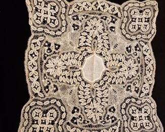Antique lace hankie