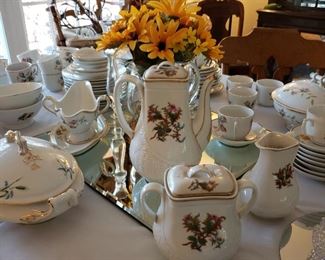 Antique porcelain dinner ware
