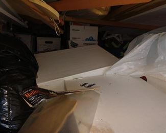 24 ft by 16 ft  shed loaded with boxes  & crafts / we will have displayed on tables