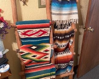 Southwest Decorative Ladders, Navajo Blankets
