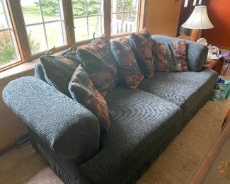 Upholstered Sofa (with matching chair)