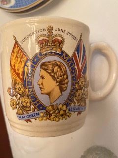 1953 coronation mug 