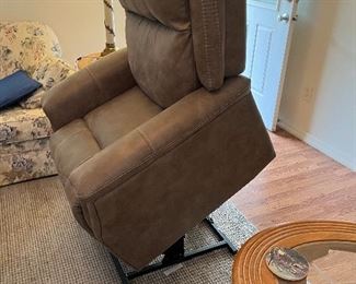 Leather High Lift Chair, Recliner