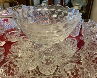 footed punch bowl