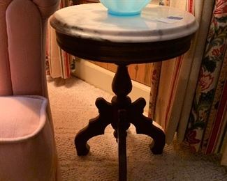 Small marble top table 