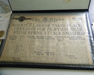 The Globe April 4, 1919 with COA