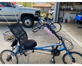 Sun Seeker X3 AX Fusion Blue Recumbent Trike $1450.