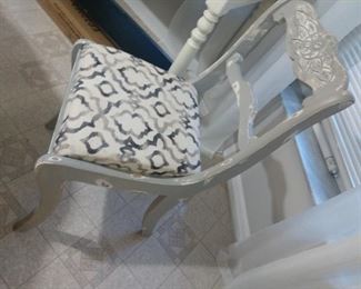 4 matching chairs with round  table ( all wood)