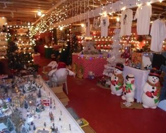 Thumbnail photo of 2000 sq ft basement full of Christmas.  