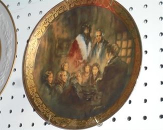 'The Christmas Carol' plate #307 limited edition w/gold edge