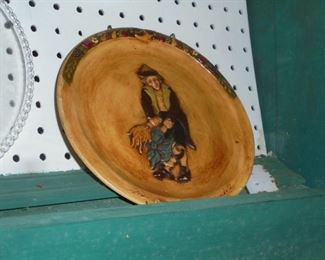 Dickens Collection plate 'His Own Heart Laughed'