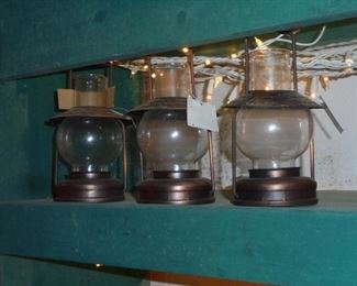 3 tea light candle globes